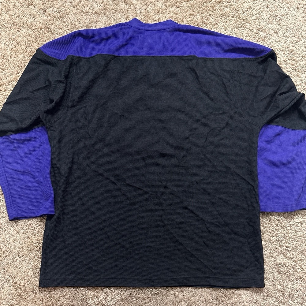 Vintage Y2K LA Kings NHL Hockey Jersey - Crown Logo - Black & Purple - Size L - Picture 3 of 6